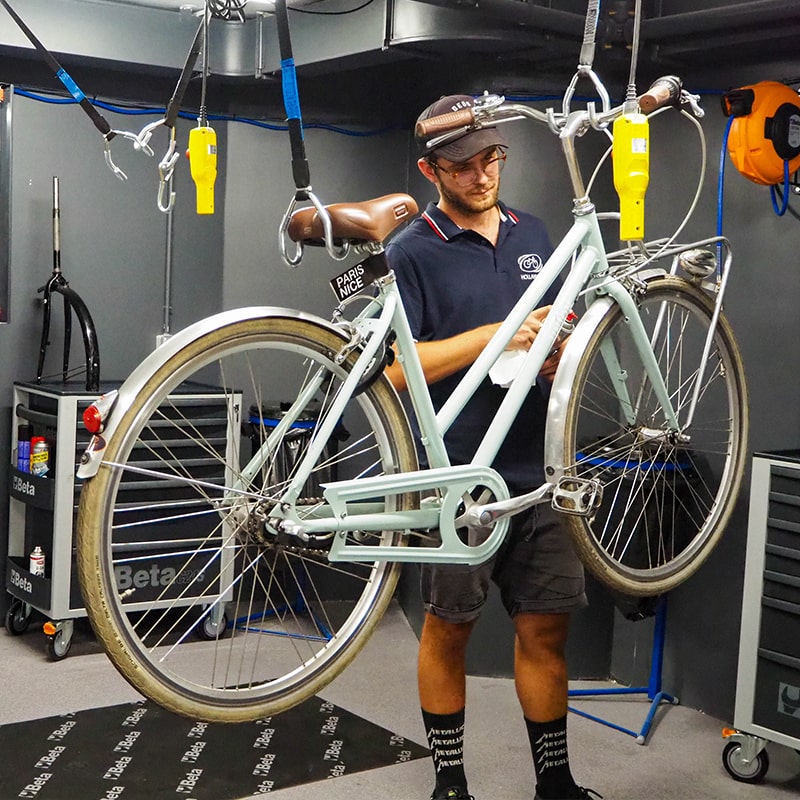 Atelier réparation de vélo paris opéra